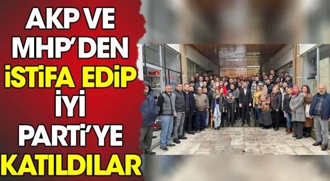 AKP ’den istifa edip İYİ Parti’ye katıldılar