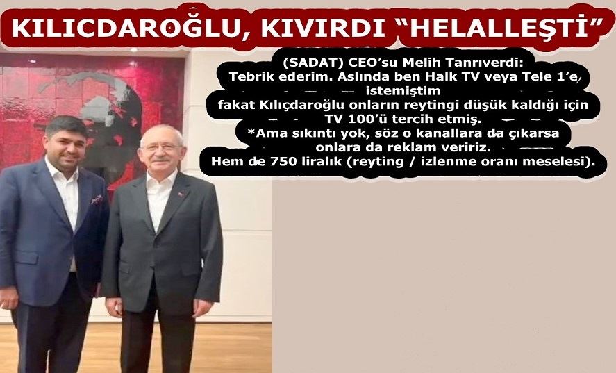 KILICDAROĞLU KIVIRDI “HELALLEŞTİ” 