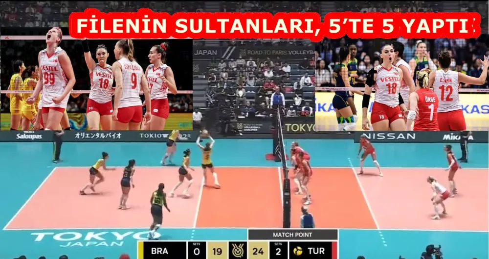 FİLENİN SULTANLARI, 5’TE 5 YAPTI