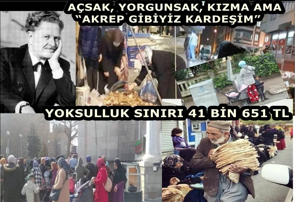 AÇSAK, YORGUNSAK, KIZMA AMA “AKREP GİBİYİZ KARDEŞİM” 