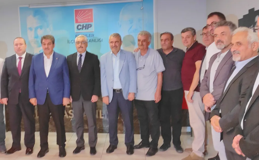 BAŞKAN GÖKSU’DAN, YILLAR SONRA CHP İLÇESİNE ZİYARET