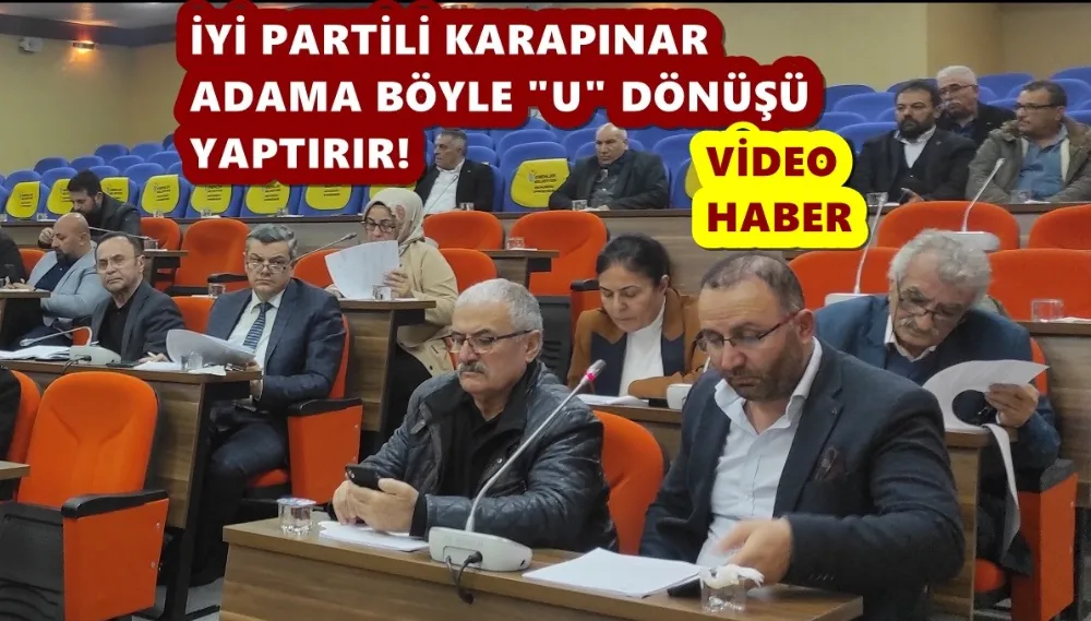 İYİ PARTİLİ KARAPINAR ADAMA BÖYLE 