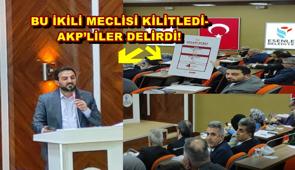 BU İKİLİ MECLİSİ KİLİTLEDİ- AKP’LİLER DELİRDİ 