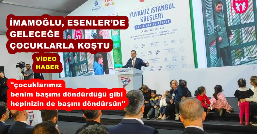 İMAMOĞLU, ESENLER’DE GELECEĞE ÇOCUKLARLA KOŞTU 