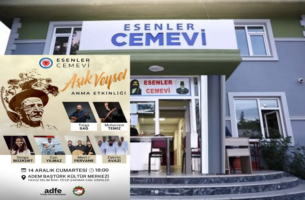 ESENLER CEMEVİ’NDEN AŞIK VEYSEL’İ ANMA ETKİNLİĞİ