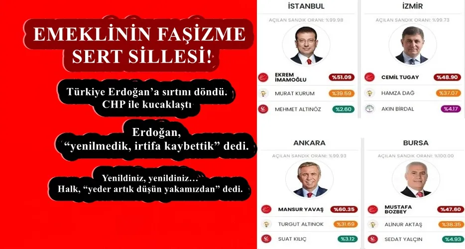 EMEKLİNİN FAŞİZME SERT SİLLESİ!