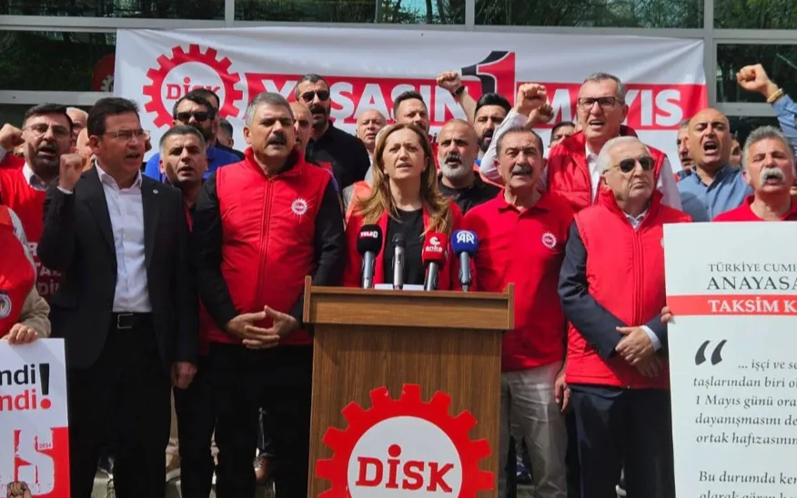 DİSK, 1 MAYIS’DA TAKSİM’DE 