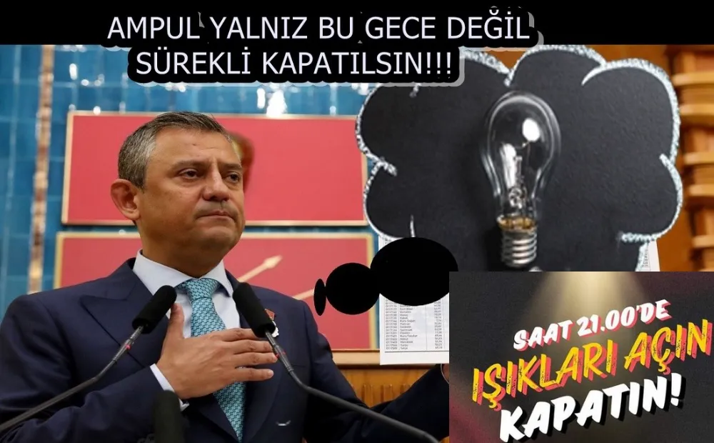 AMPUL YALNIZ BU GECE DEĞİL SÜREKLİ KAPATILSIN!!!