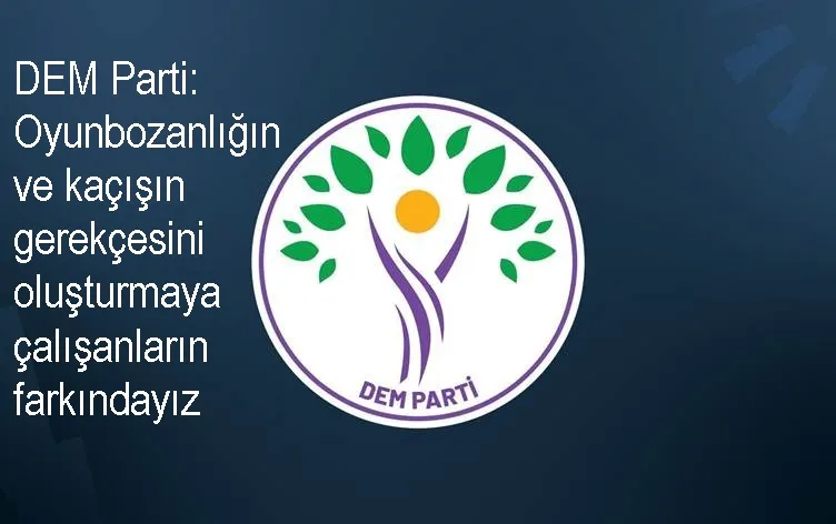 DEM Parti’den yapılan açıklama