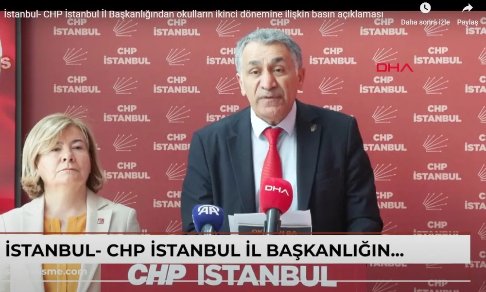 CHP’Lİ CÖMERT EĞİTİMDEKİ SORUNLARA PARMAK BASTI