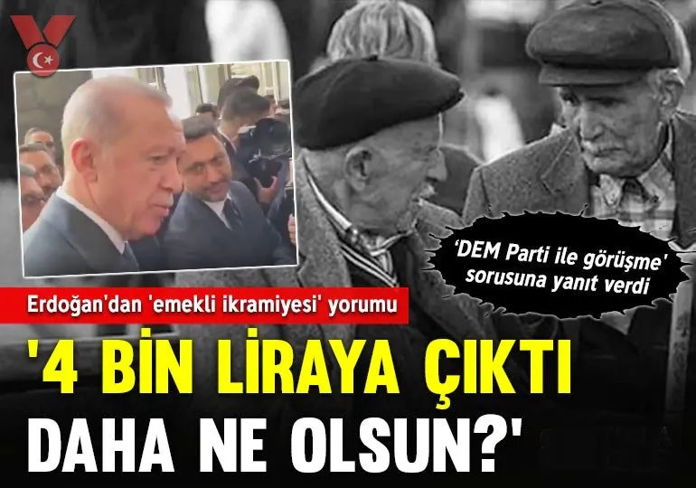 ERDOĞAN EMEKLİLERLE YİNE “DALGA” GEÇTİ!