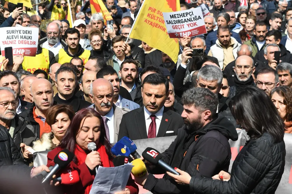 “TÜM KATLİAMLARIN, TÜM ZULÜMLERİN KARŞISINDAYIZ”