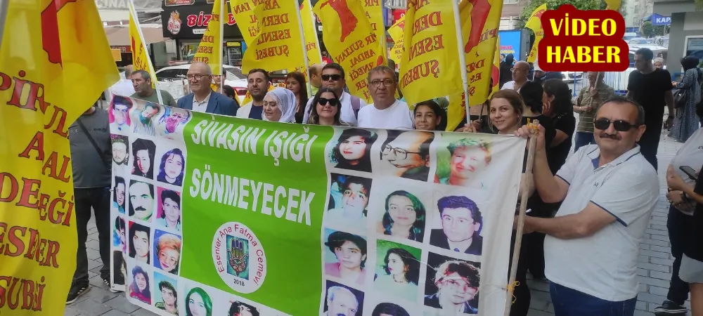 MADIMAK’TA KATLEDİLENLER ANILDI: SİVAS’IN IŞIĞI SÖNMEYECEK
