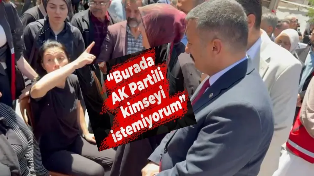 ŞEHİT EVİNDEN İSYAN! BURADA AK PARTİLİ KİMSEYİ İSTEMİYORUM