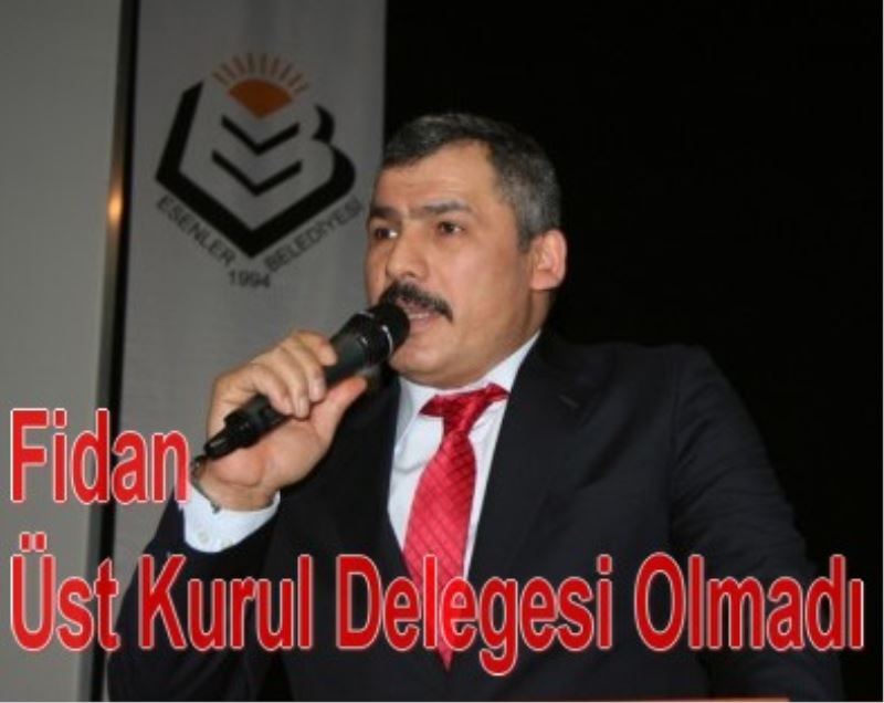 Fidan Üst Kurul Delegesi Olamadı