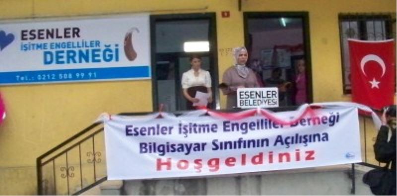 İŞİTME ENGELLİLERİN ARTIK BİLGİSAYAR SINIFI VAR