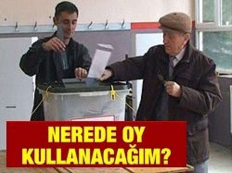 Oy Kullanacaklar Dikkat!
