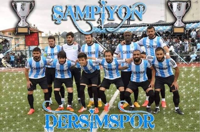  Dersimspor Şampiyon