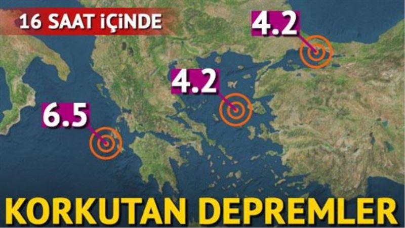 Korkutan depremler