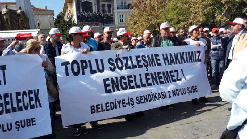 Belediye İş, Bakırköy Belediyesinde aldığı  grev kararını basın açıklamasıyla duyurdu  