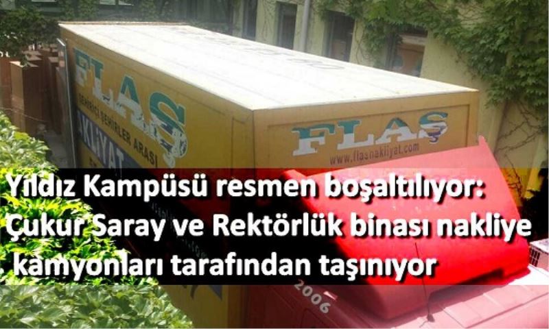 Yıldız Kampüsü Resmen Boşaltılıyor