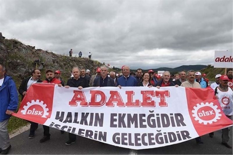 Adalet halkın ekmeğidir işçinin geleceğidir