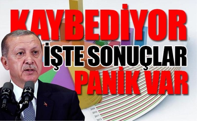 Son ankette Erdoğan