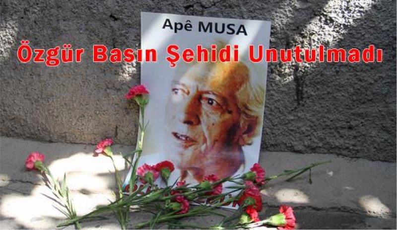 Özgür Basın Şehidi Unutulmadı