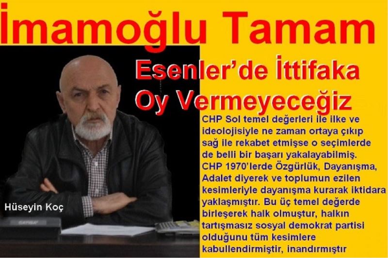 İmamoğlu Tamam- Esenler