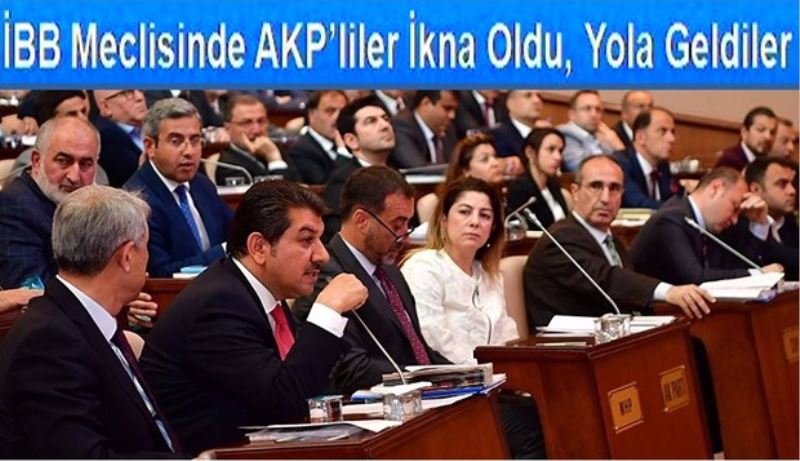 İBB Meclisinde AKP