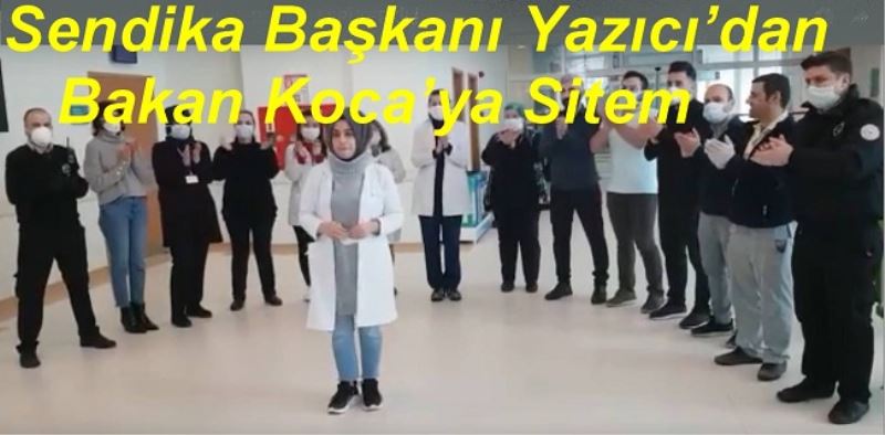 Sendika Başkanı Yazıcı