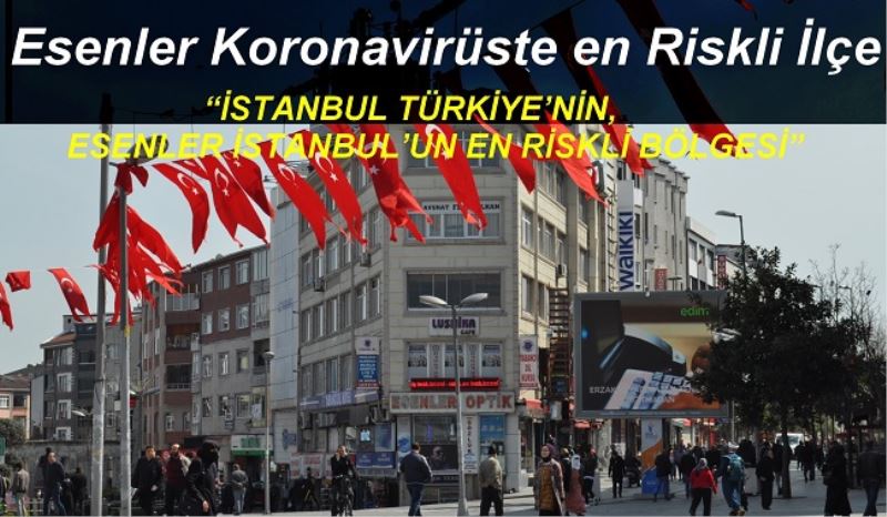 Esenler Koronavirüste en Riskli İlçe