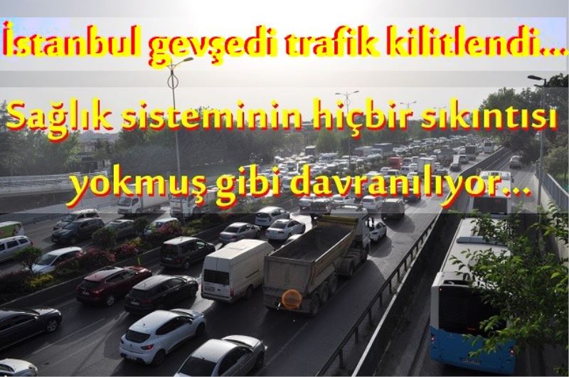İstanbul gevşedi trafik kilitlendi