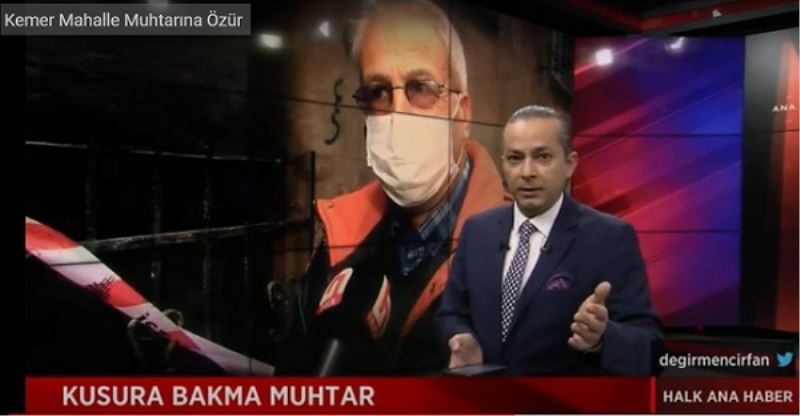 Kemer Mahallesi Muhtarına Halk TV