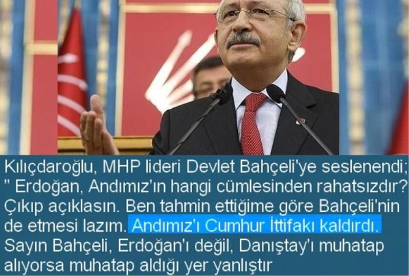 Kılıçdaroğlu: Andımız