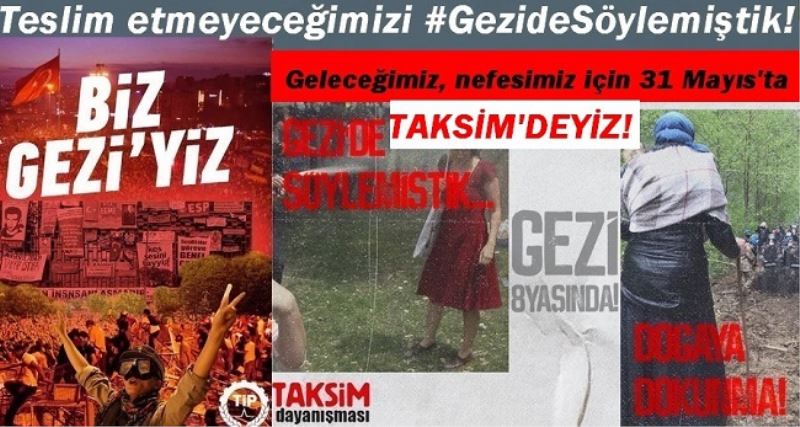 Teslim etmeyeceğimizi/ Gezide Söylemiştik!