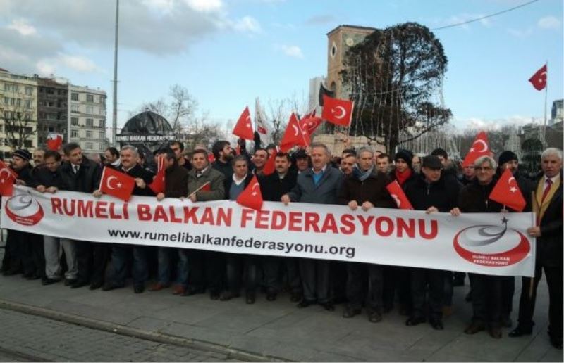 RUMELİLİLER M. AKİF ERSOY`U ANDI, FRANSA`YI PROTESTO ETTİ